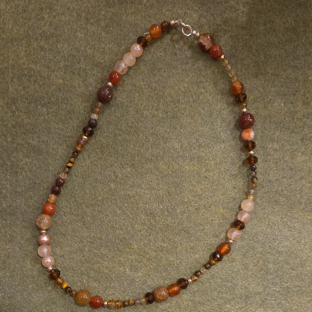 Elegant Multi-Color Beaded Necklace